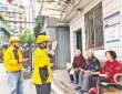外卖骑手化身“国安宣传轻骑队”