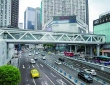 观音桥空中连廊首开段基本建成