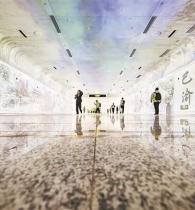 巴渝文化“飞”进T3B航站楼