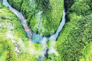 彭水阿依河：赏峡谷风光 享清凉时刻