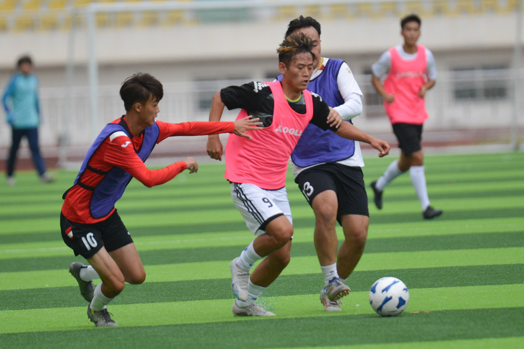 渝超北碚队选拔现场。赛事组委会供图