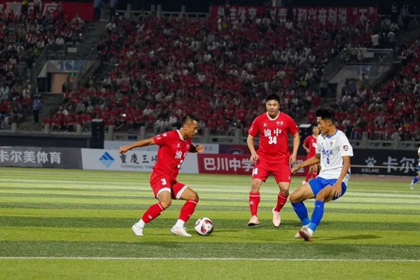 激动人心的比赛现场。吴汪洋 摄