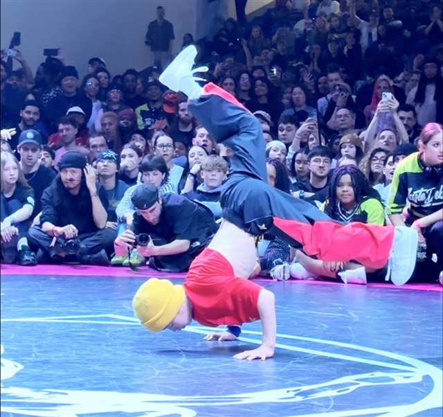 3月8日，李勇秋在比赛中。（受访者供图）